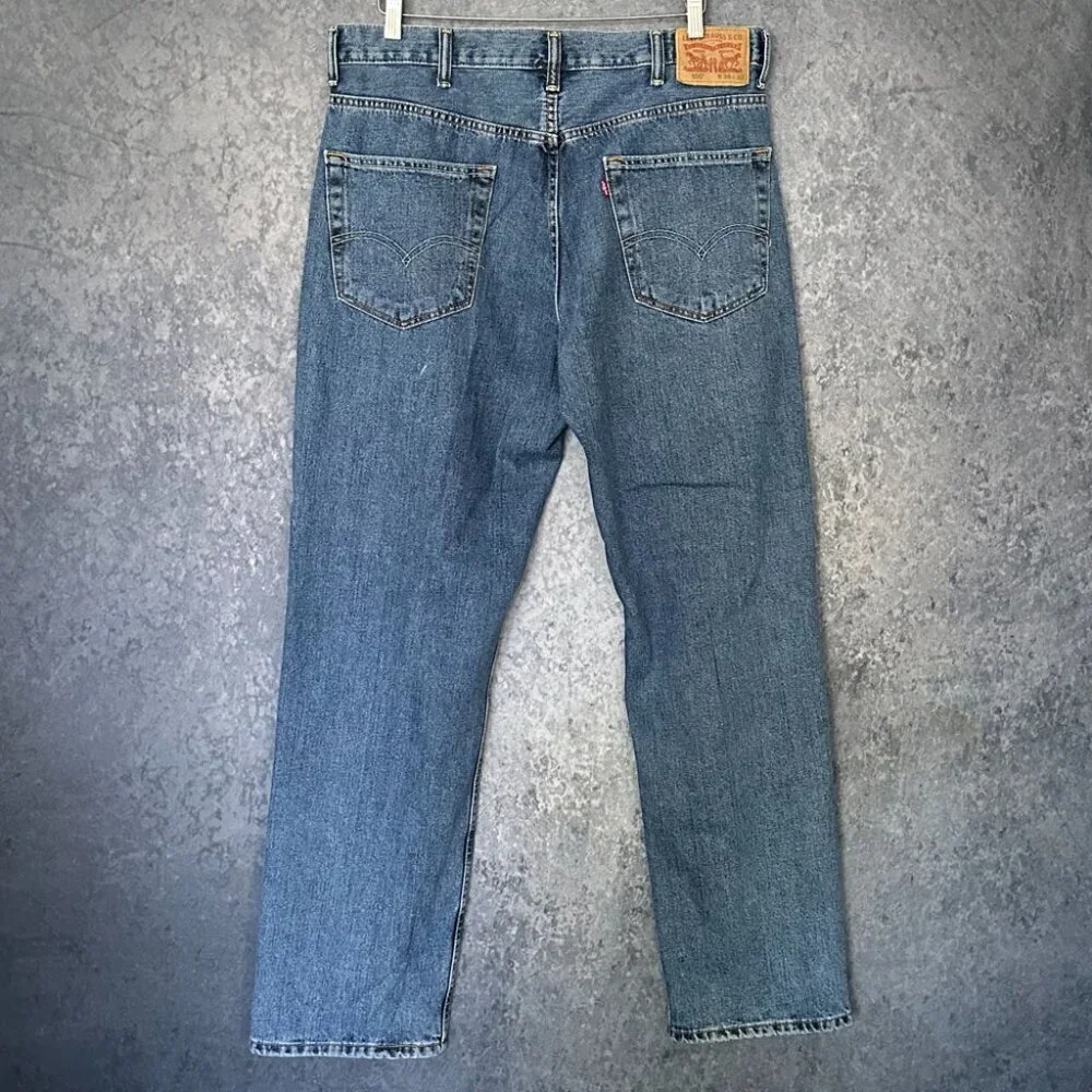 Levi Strauss 550 Relaxed Fit Straight-Leg Jeans, Men's 38 x 32